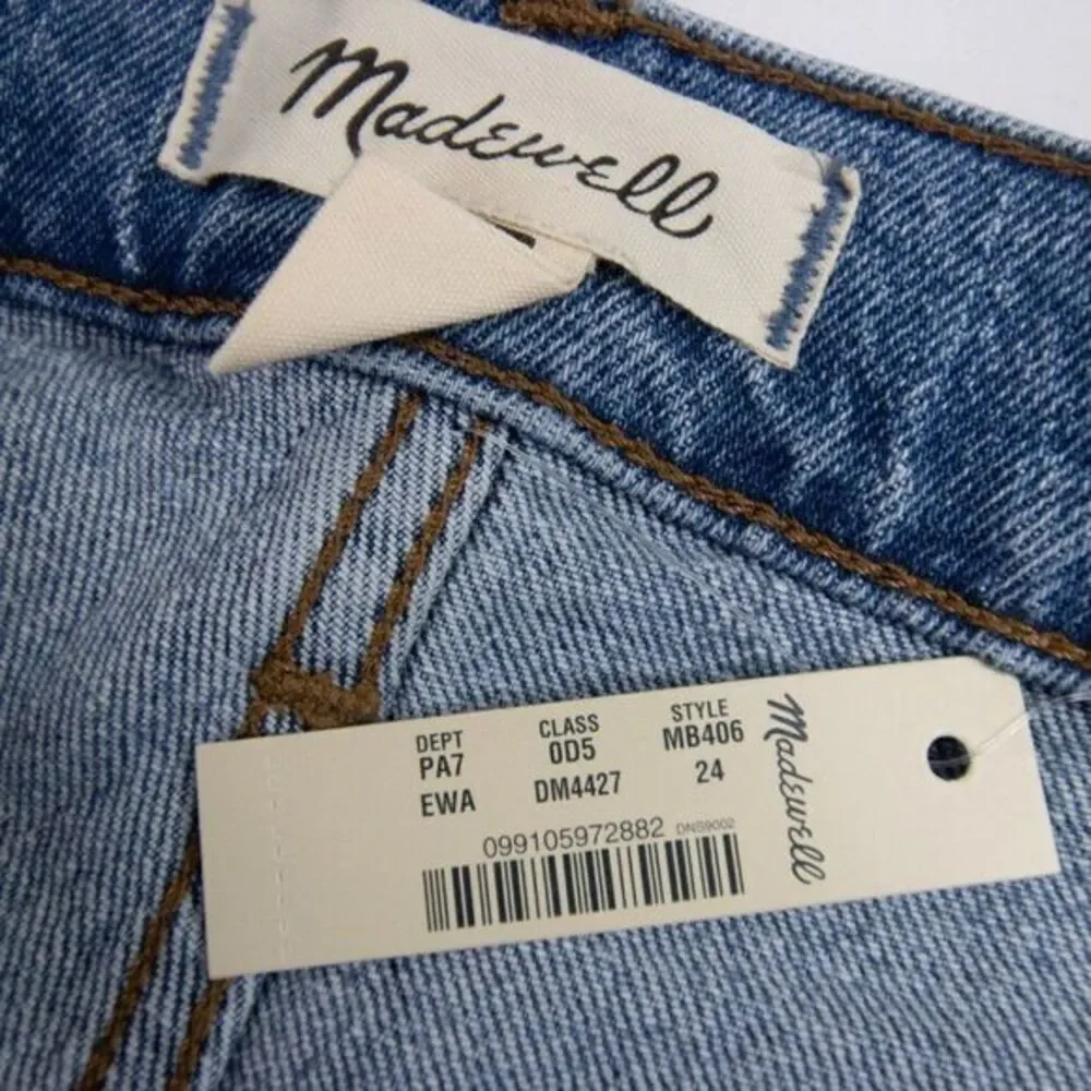 NEW‎ Madewell  Perfect Vintage Jean Enmore Wash Raw-Hem